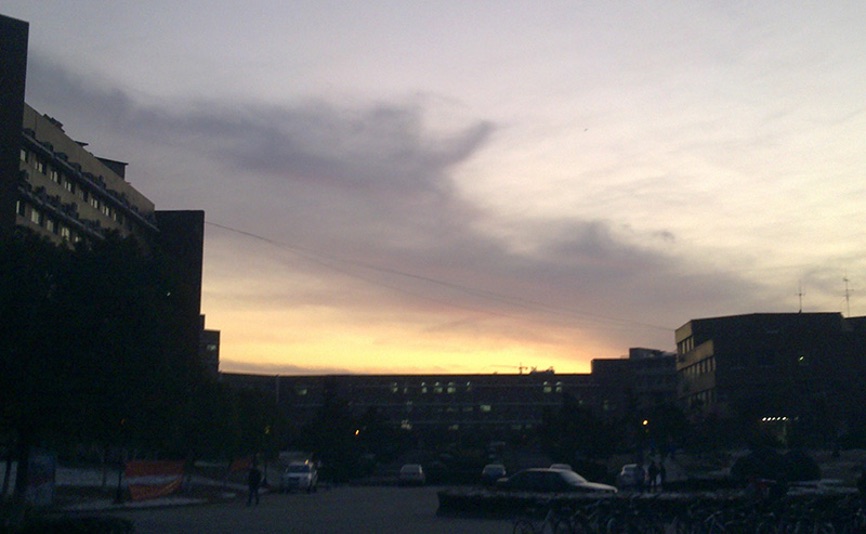 alt 西区，落日晚霞